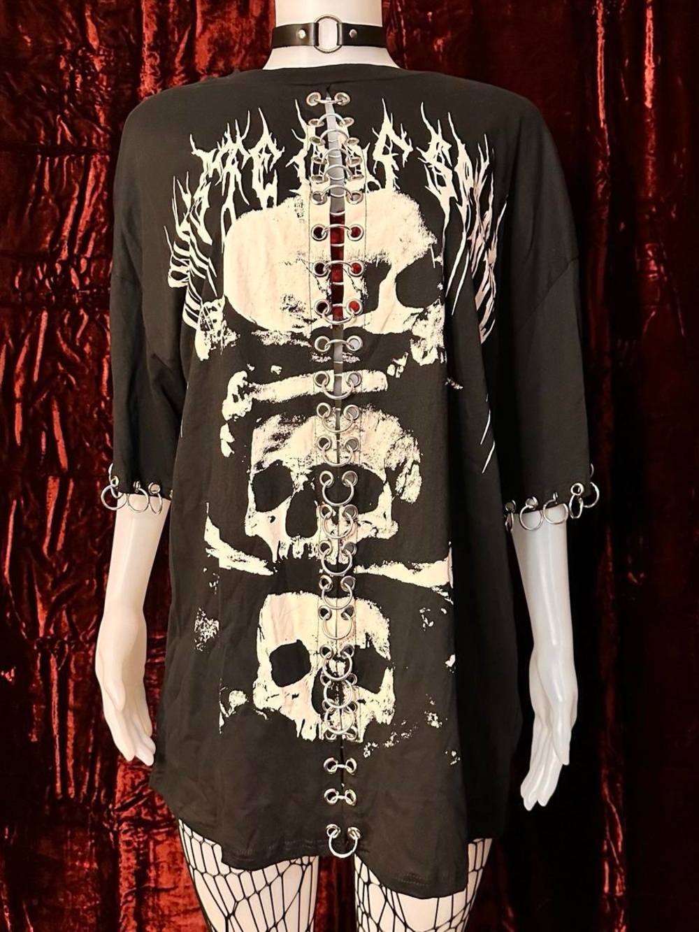 Dolls Kill ‘Widow’ Dual Psyche Oversized Tee